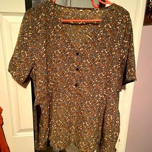 Plus size blouse Shein 3x